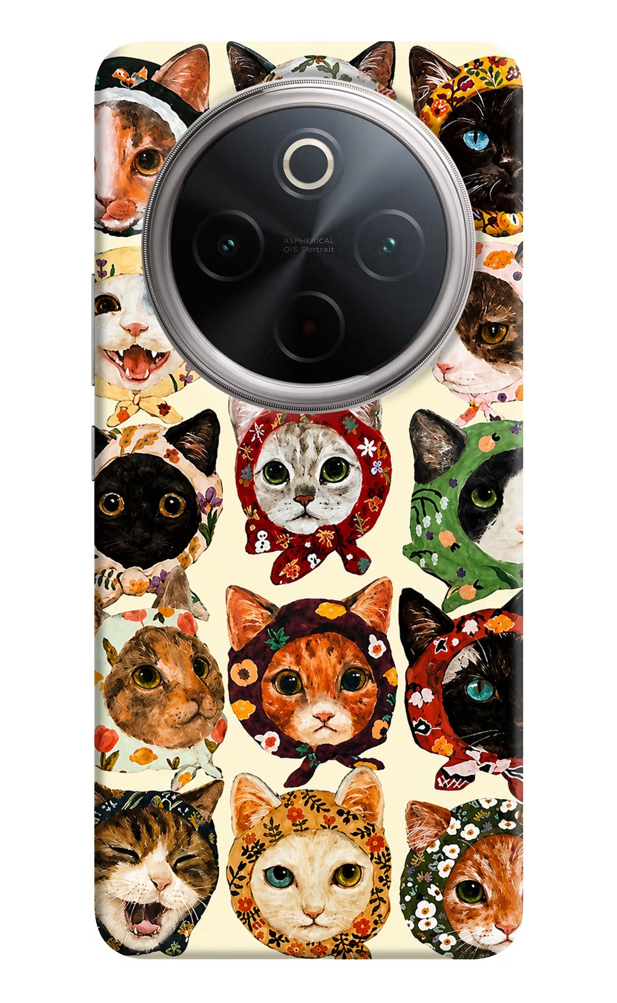 Cool Cat Vivo T4 5G Back Cover