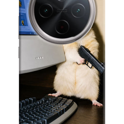 Hacker Hamster Vivo T4 5G Hard Case Back Cover by Casekaro