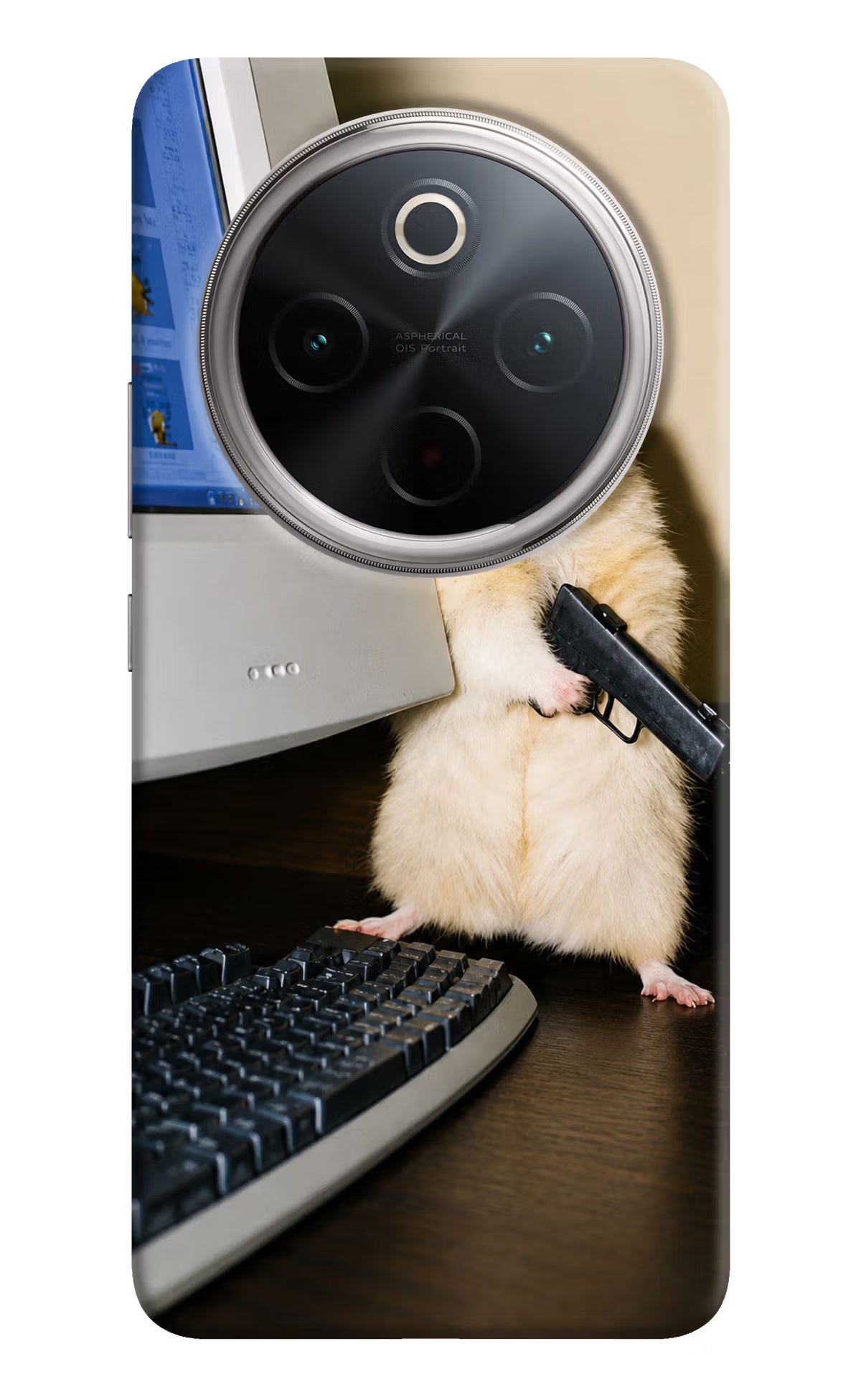 Hacker Hamster Vivo T4 5G Back Cover