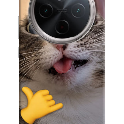 Silly Cat Call Vivo T4 5G Hard Case Back Cover by Casekaro