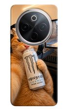 Gamer Cat Energy Vivo T4 5G Hard Case Back Cover by Casekaro