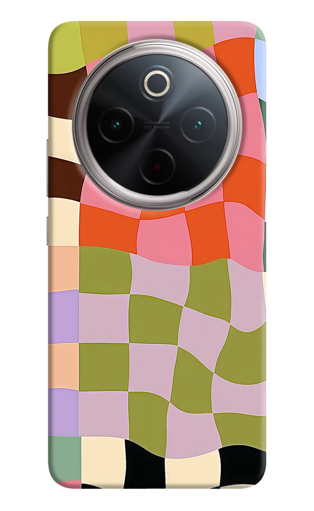 Wavy Grid Vivo T4 5G Hard Case Back Cover by Casekaro