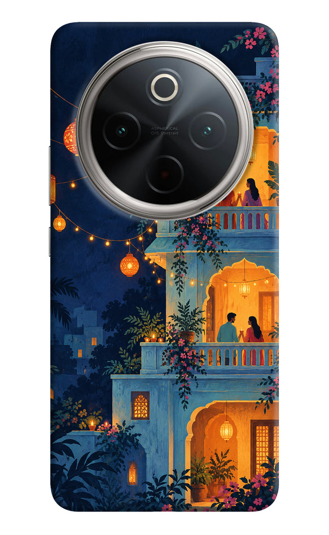 Balcony Glow Vivo T4 5G Hard Case Back Cover by Casekaro