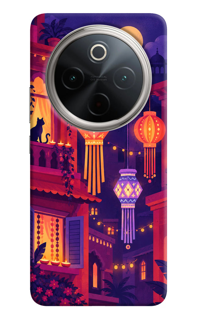 Lantern Lane Vivo T4 5G Hard Case Back Cover by Casekaro