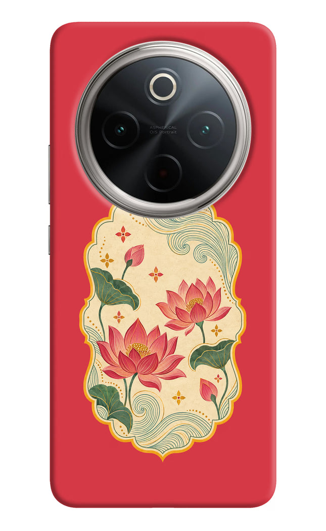 Pink Lotus Vivo T4 5G Hard Case Back Cover by Casekaro