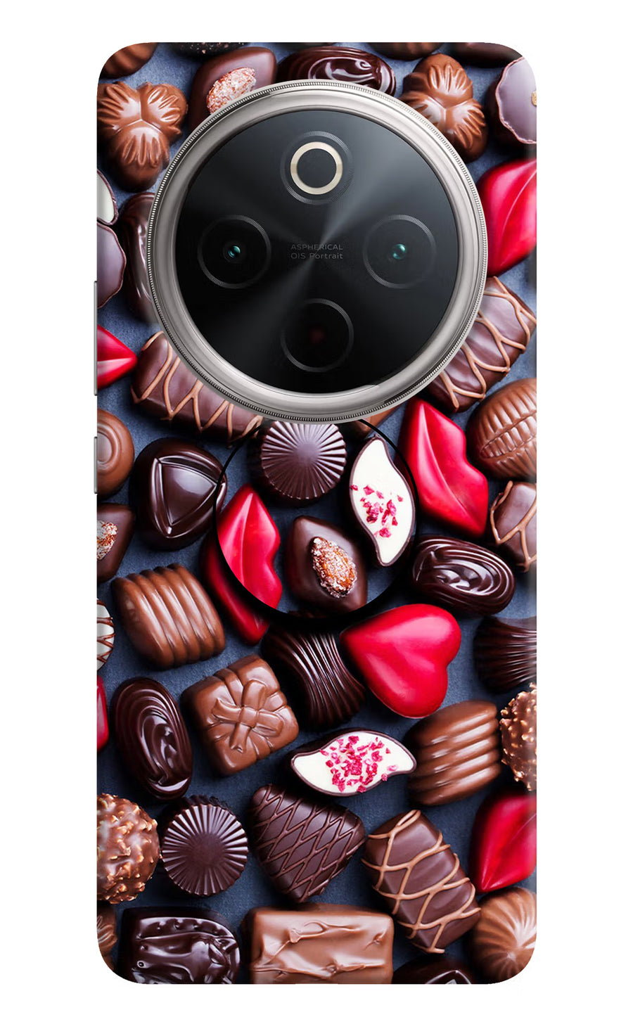 Chocolates Vivo T4 5G Pop Case, Hard case