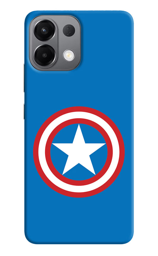 Captain America Logo Oppo K13 5G Hard Case Back Cover by Casekaro