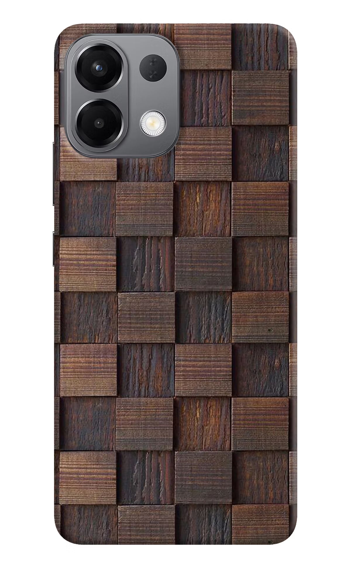 Wooden Cube Design Oppo K13 5G Hard Case Back Cover by Casekaro
