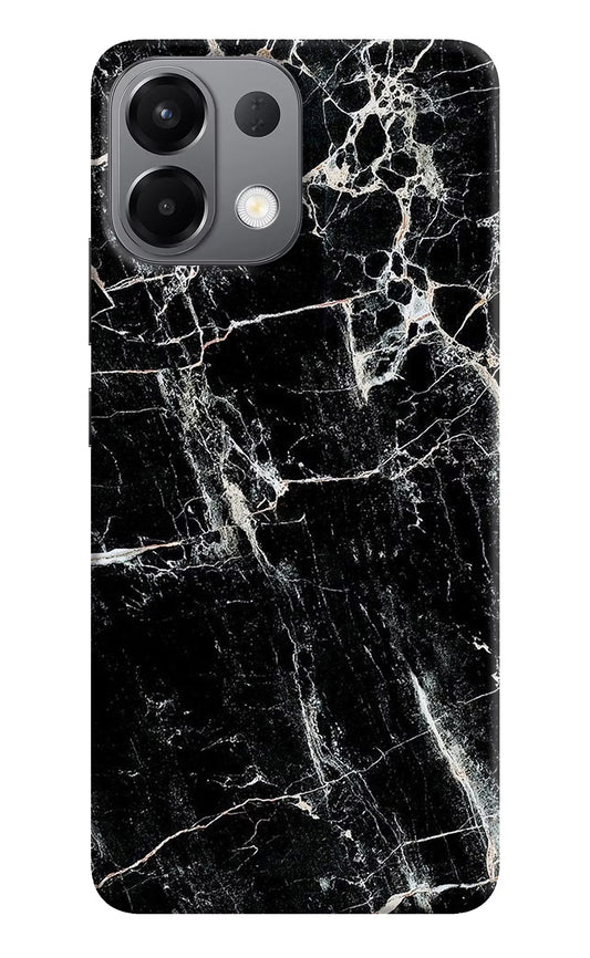 Black Marble Texture Oppo K13 5G Hard Case Back Cover by Casekaro