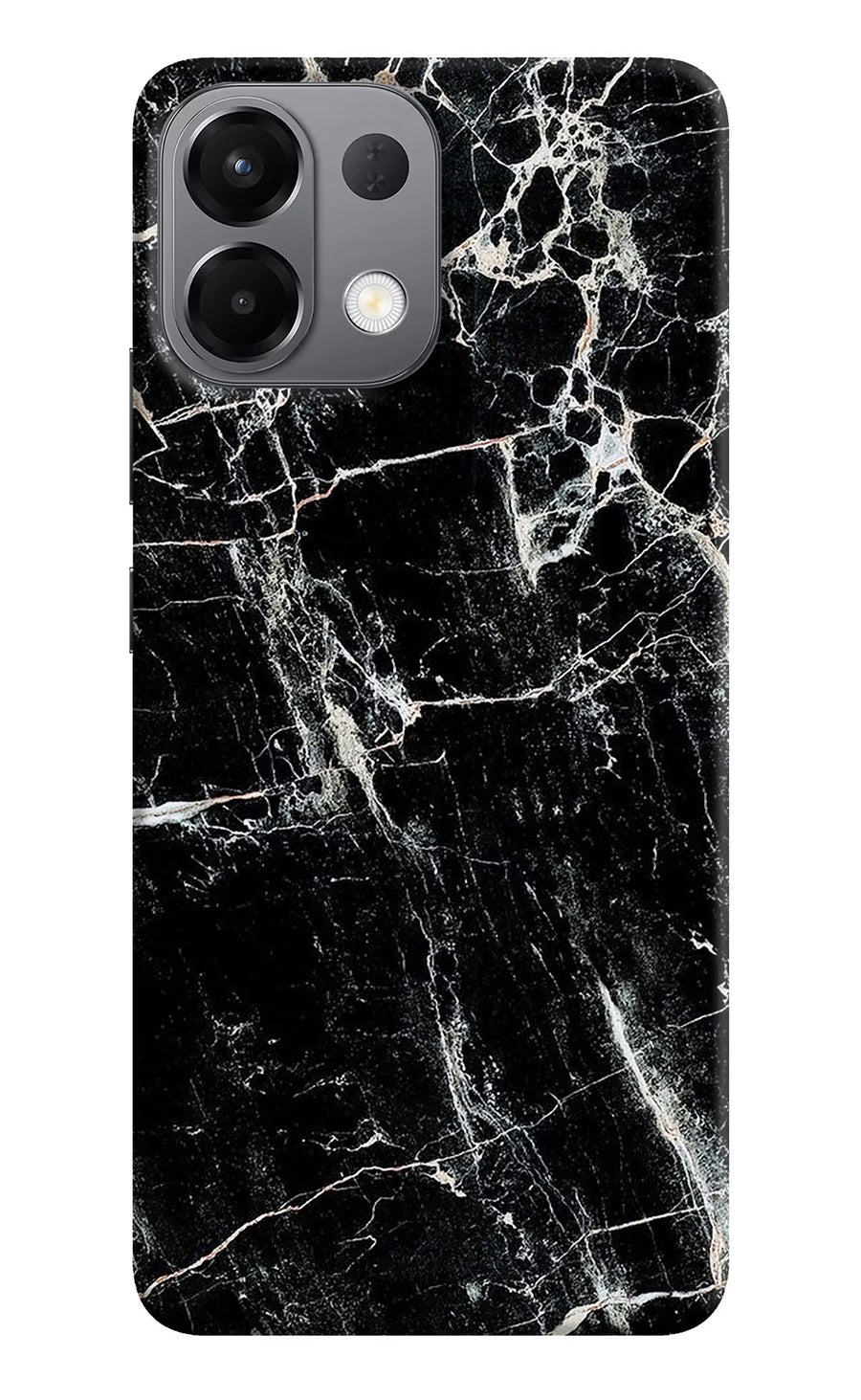 Black Marble Texture Oppo K13 5G Back Cover, Hard case