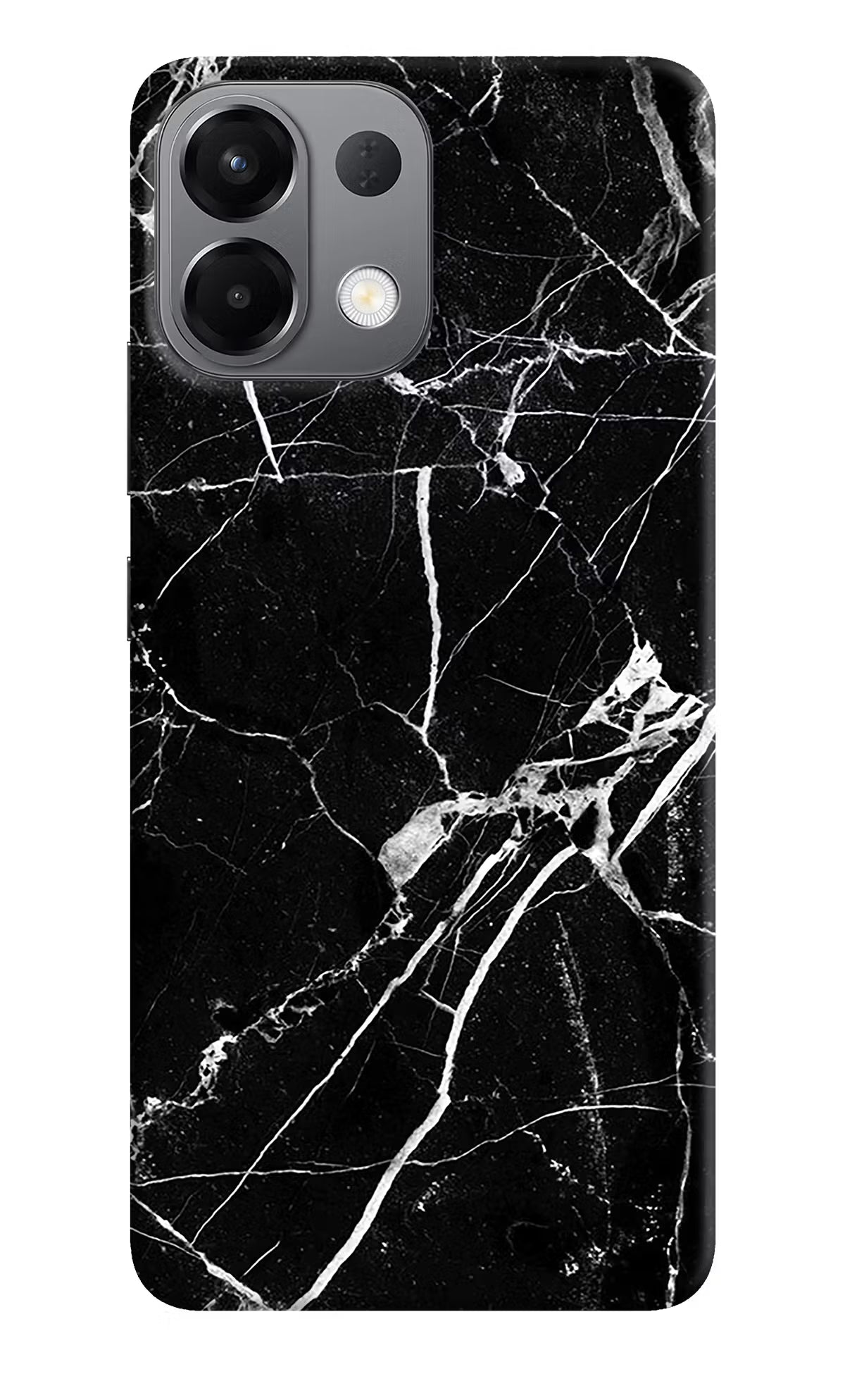 Black Marble Pattern Oppo K13 5G Hard Case Back Cover by Casekaro