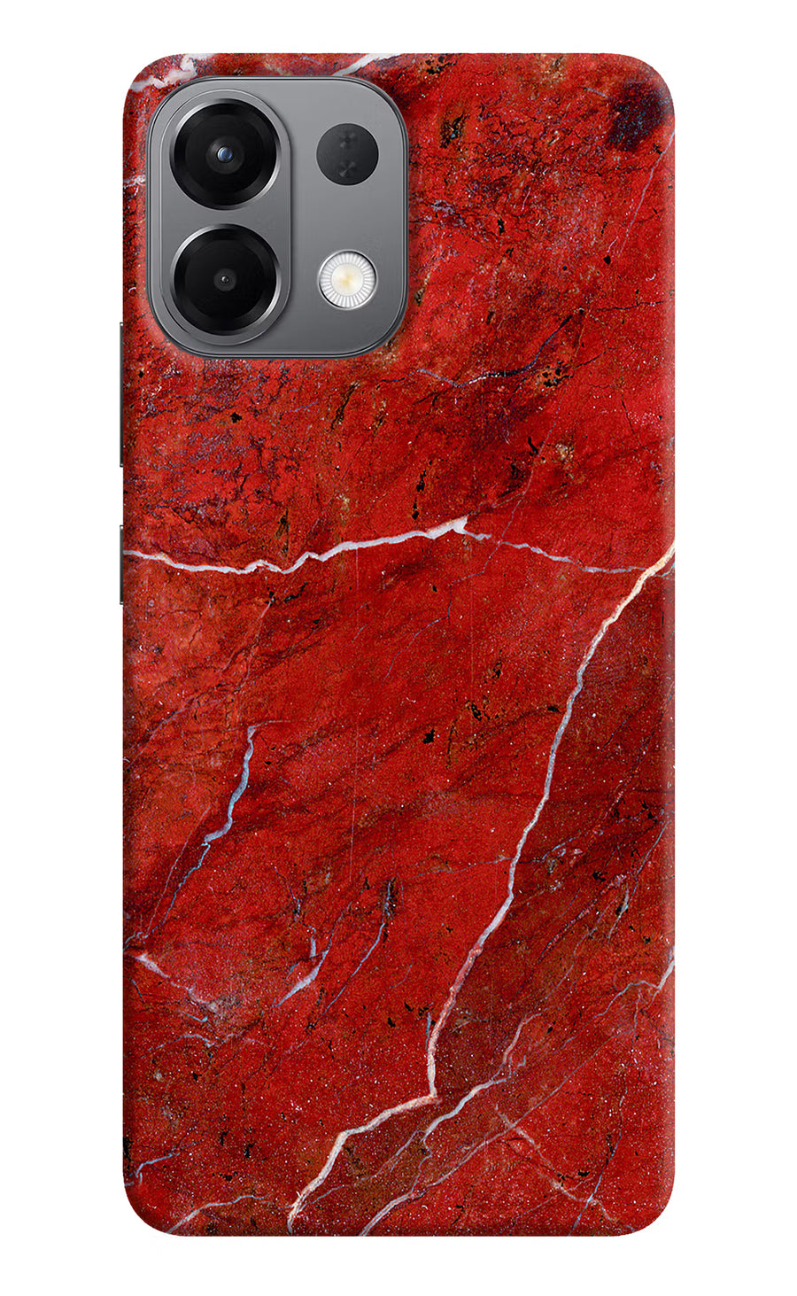 Red Marble Design Oppo K13 5G Back Cover, Hard case