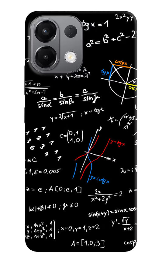 Mathematics Formula Oppo K13 5G Hard Case Back Cover by Casekaro