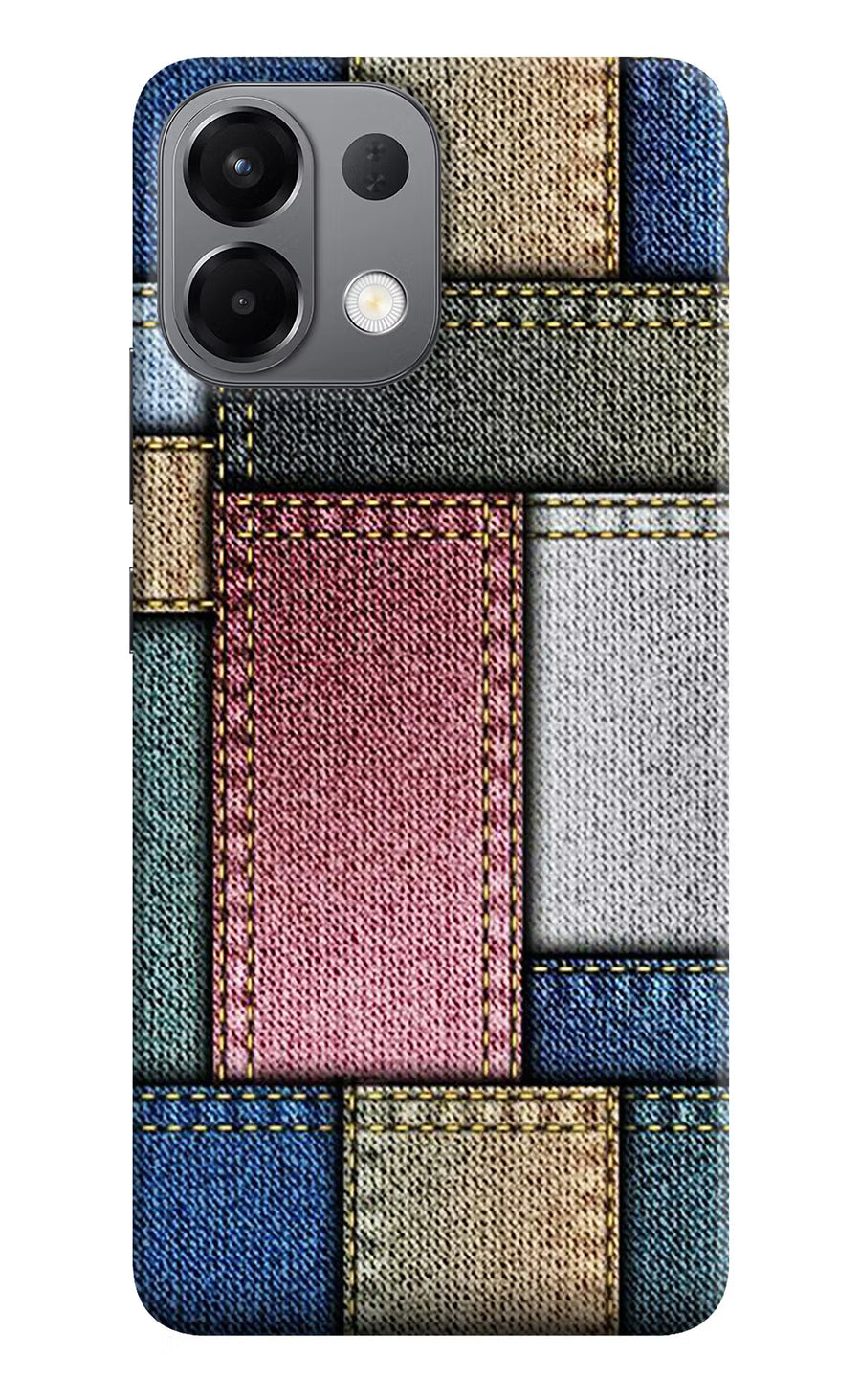 Multicolor Jeans Oppo K13 5G Back Cover, Hard case