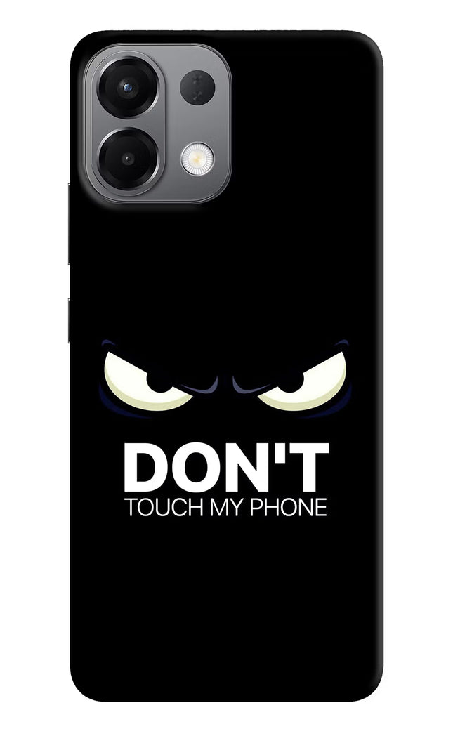 Don'T Touch My Phone Oppo K13 5G Hard Case Back Cover by Casekaro