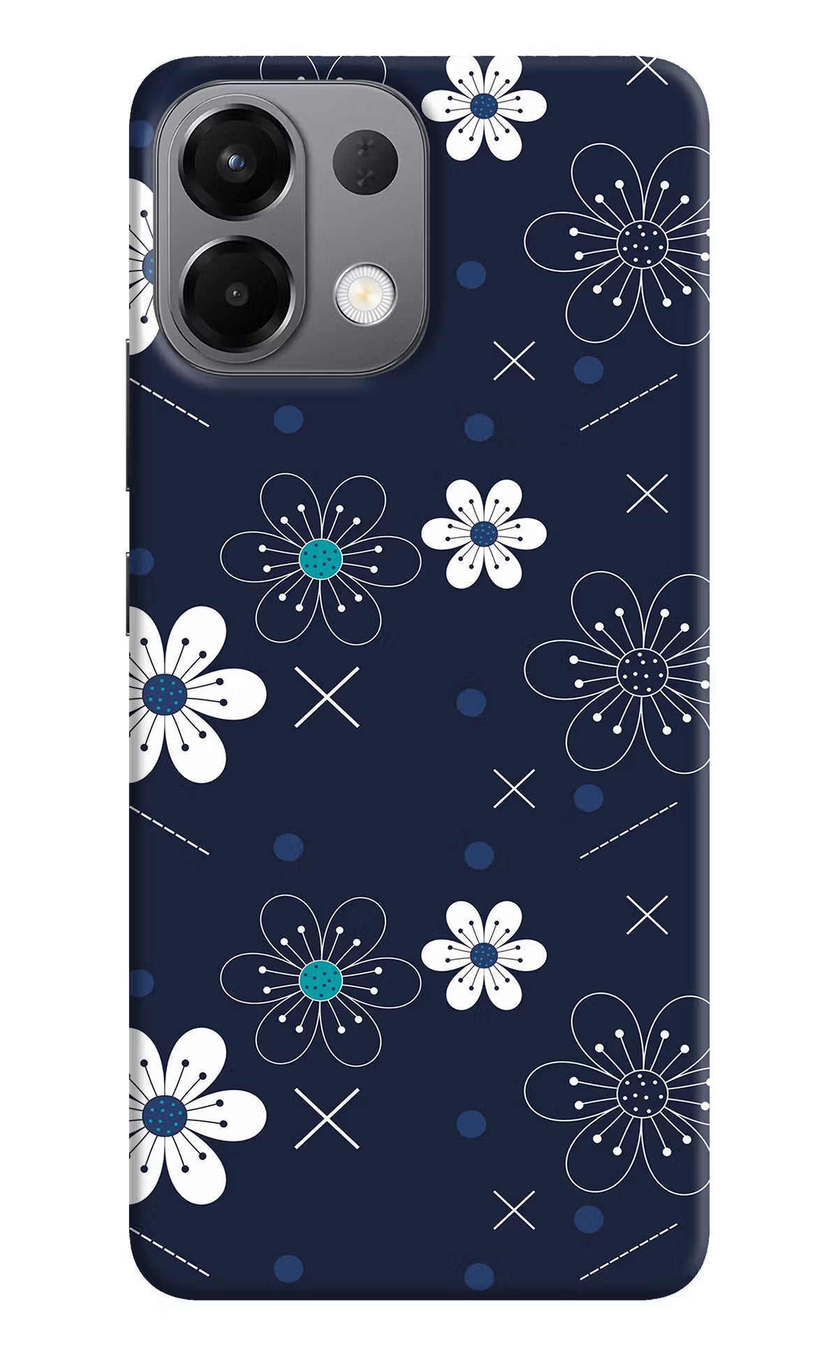 Flowers Oppo K13 5G Hard Case Back Cover by Casekaro