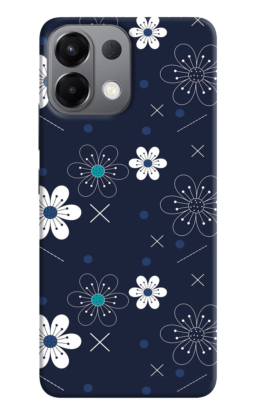 Flowers Oppo K13 5G Back Cover, Hard case