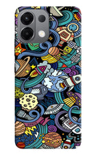 Space Abstract Oppo K13 5G Hard Case Back Cover by Casekaro