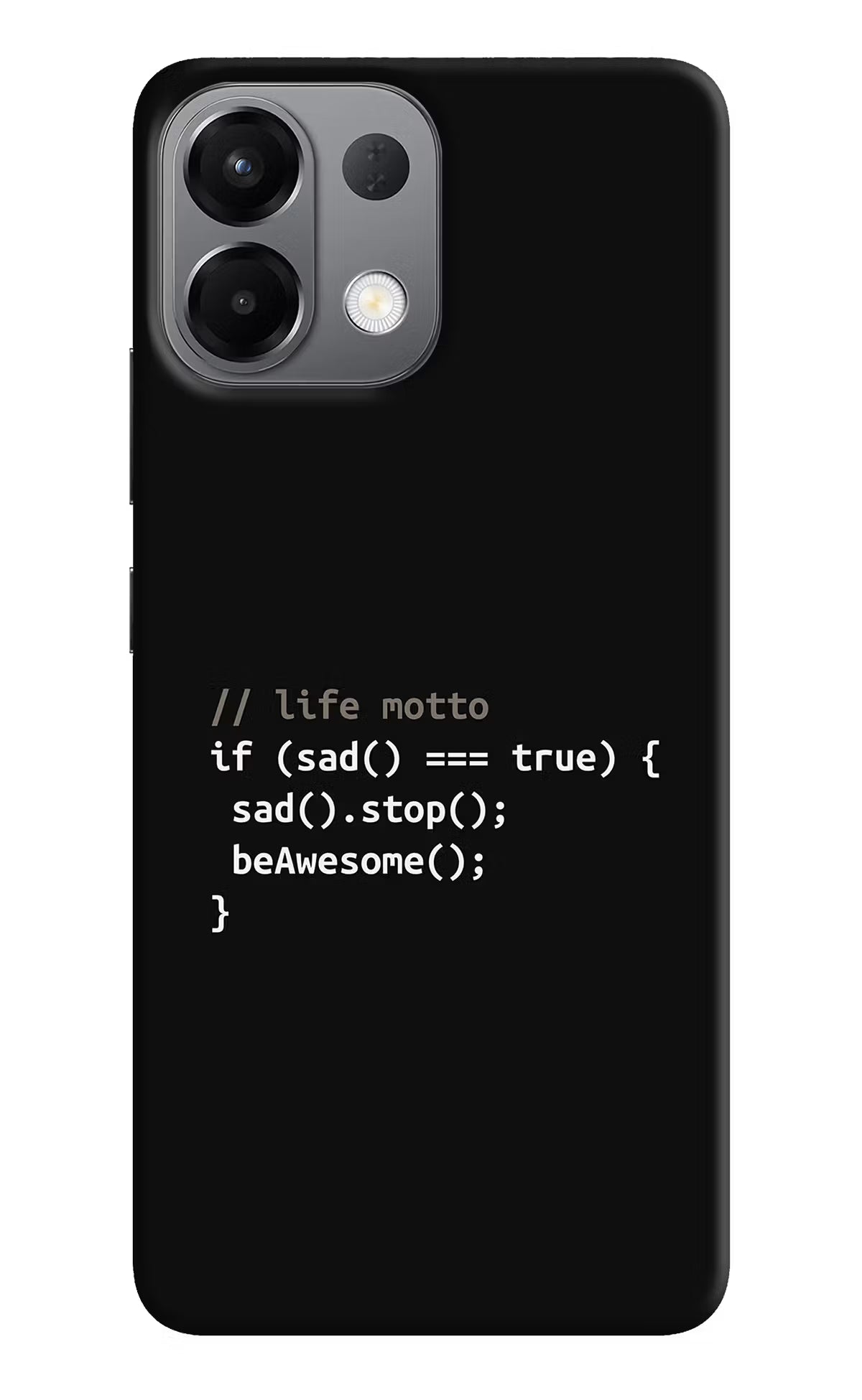 Life Motto Code Oppo K13 5G Hard Case Back Cover by Casekaro