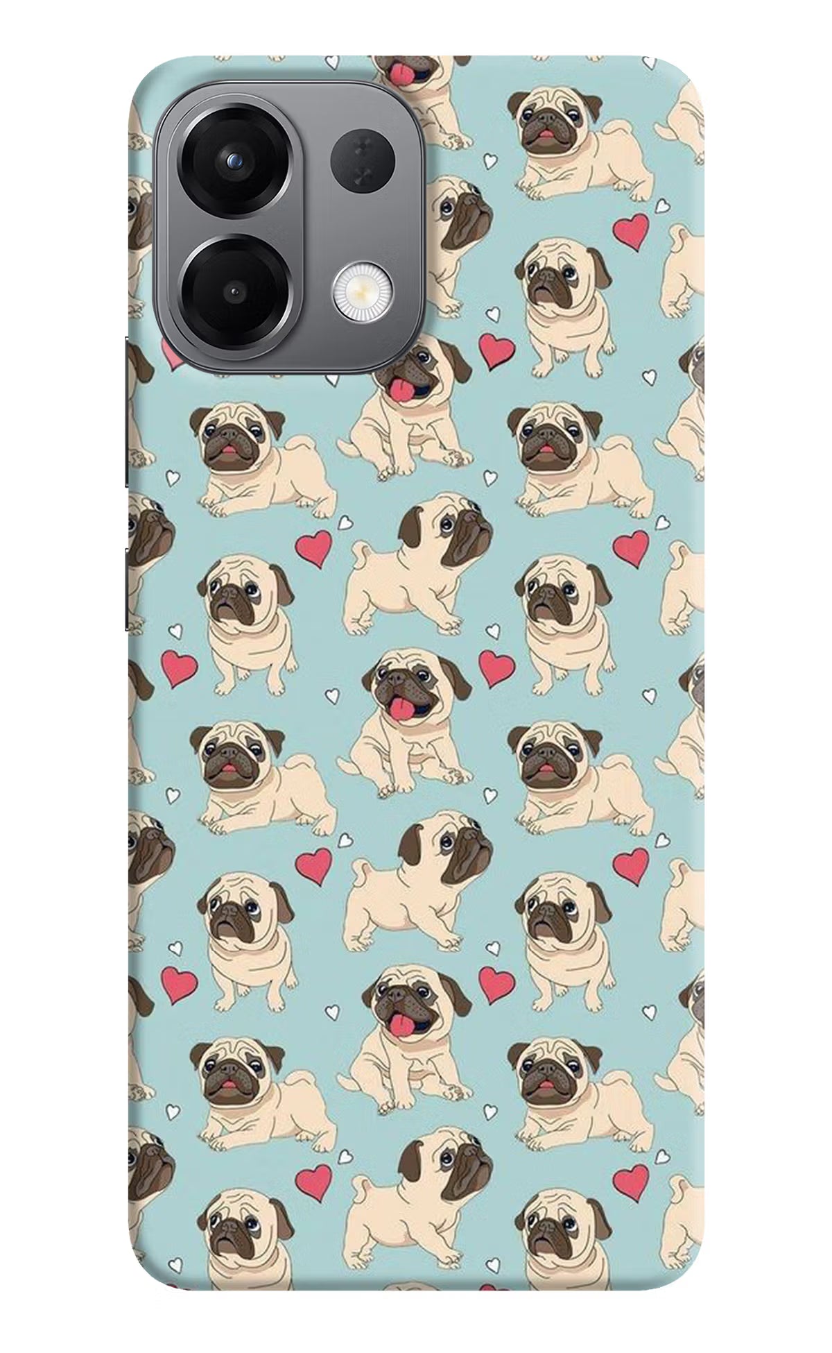 Pug Dog Oppo K13 5G Hard Case Back Cover by Casekaro