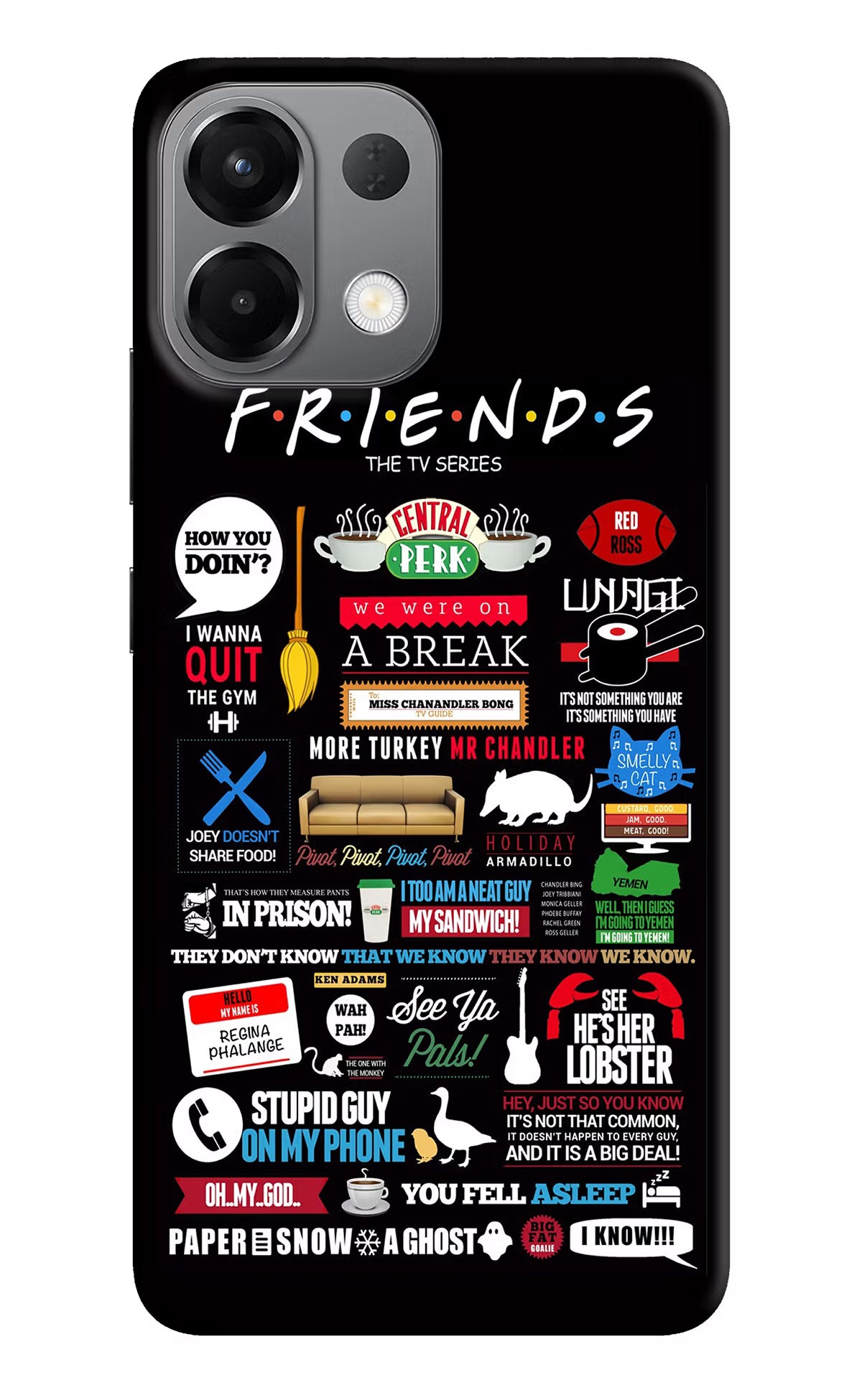 FRIENDS Oppo K13 5G Hard Case Back Cover by Casekaro