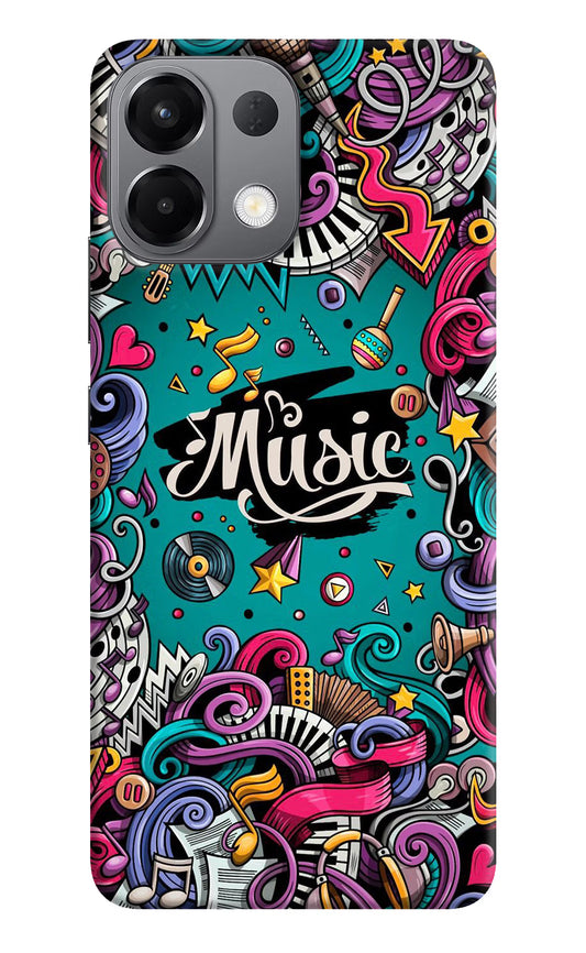 Music Graffiti Oppo K13 5G Hard Case Back Cover by Casekaro