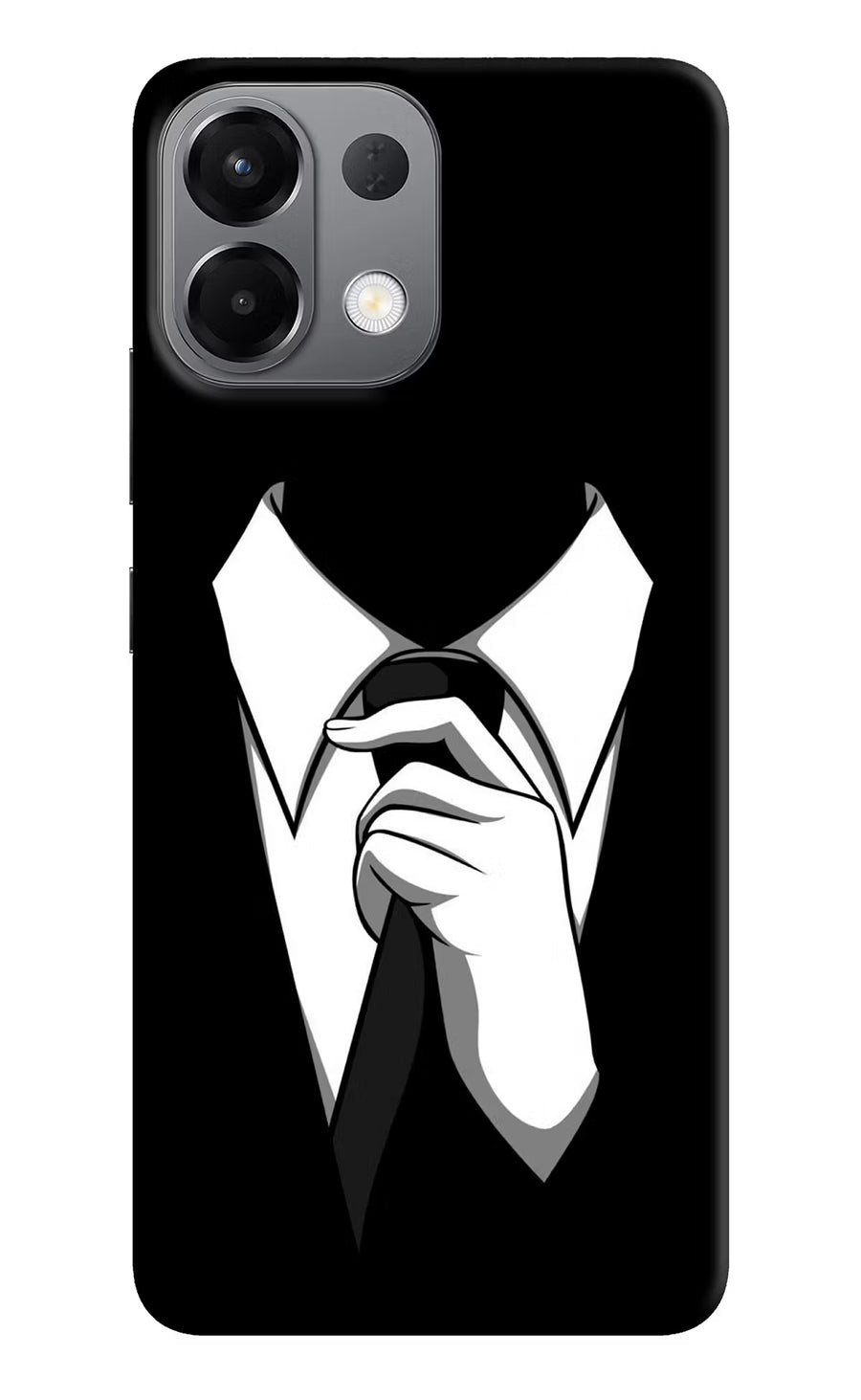 Black Tie Oppo K13 5G Back Cover, Hard case