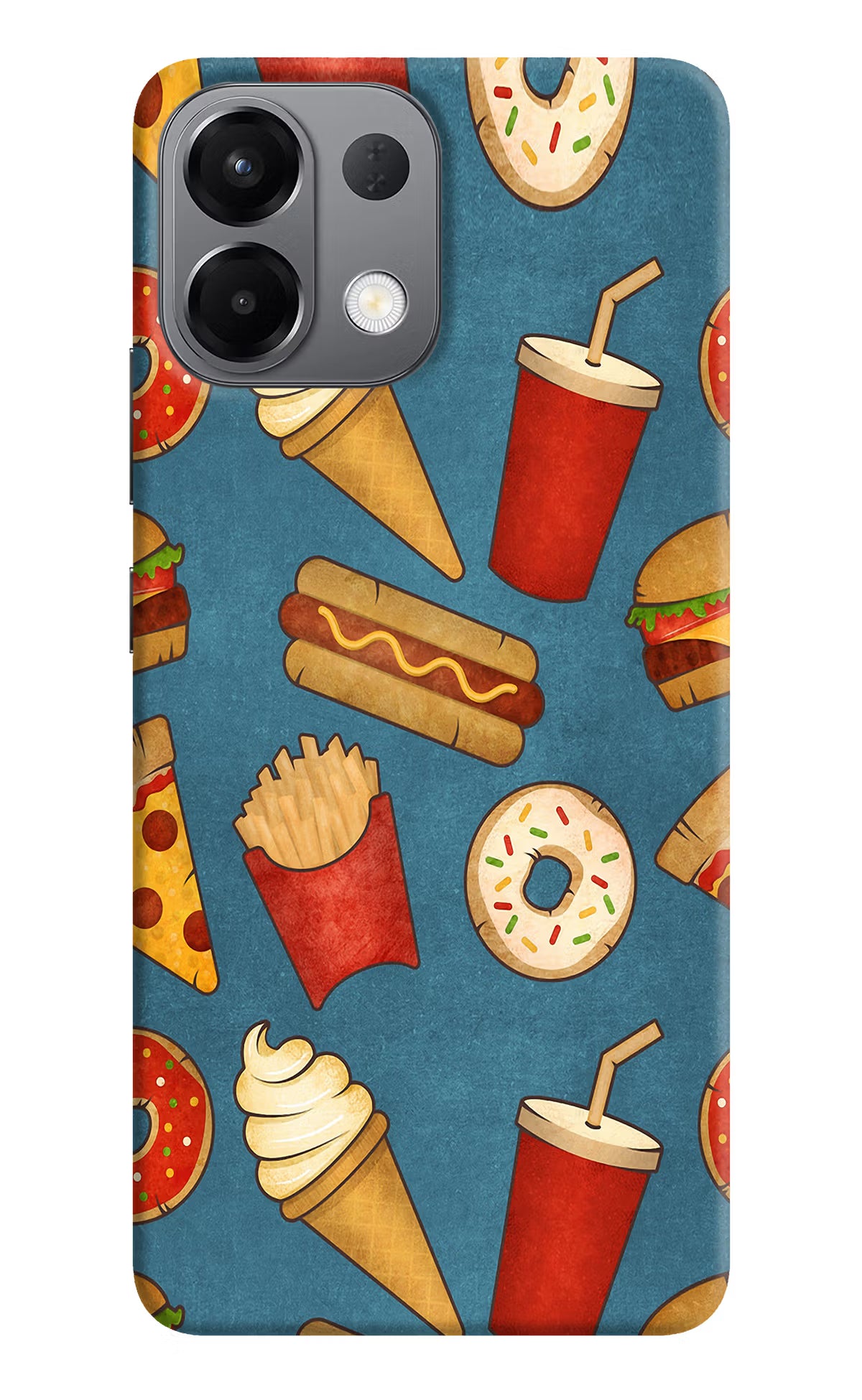 Foodie Oppo K13 5G Hard Case Back Cover by Casekaro