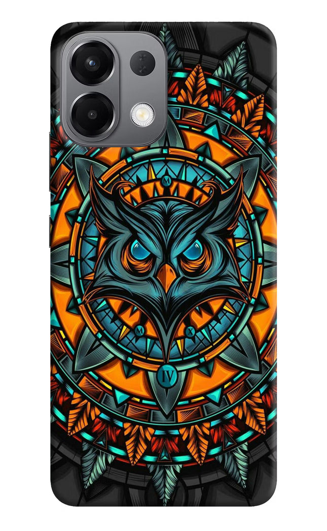 Angry Owl Art Oppo K13 5G Hard Case Back Cover by Casekaro