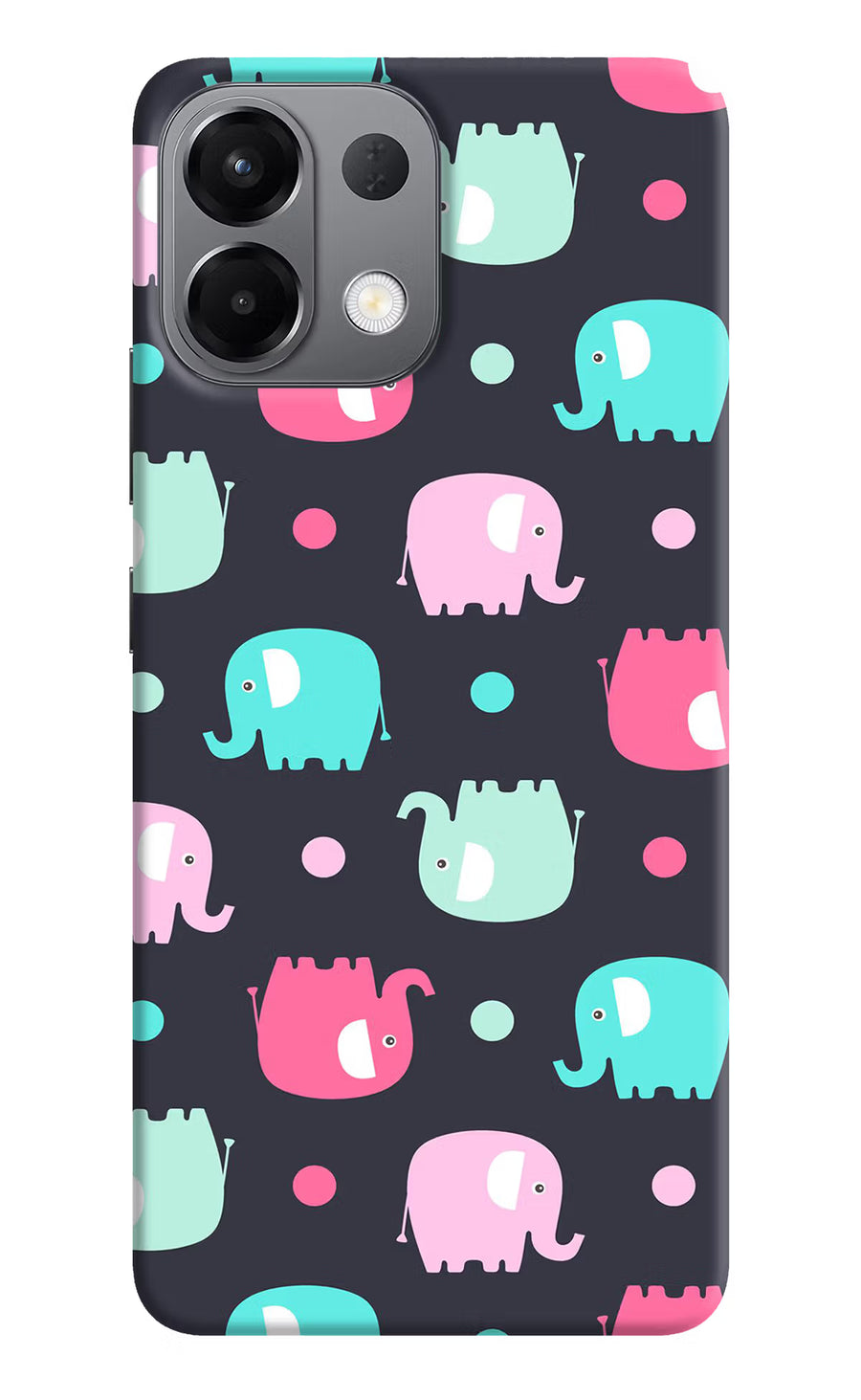 Elephants Oppo K13 5G Back Cover, Hard case