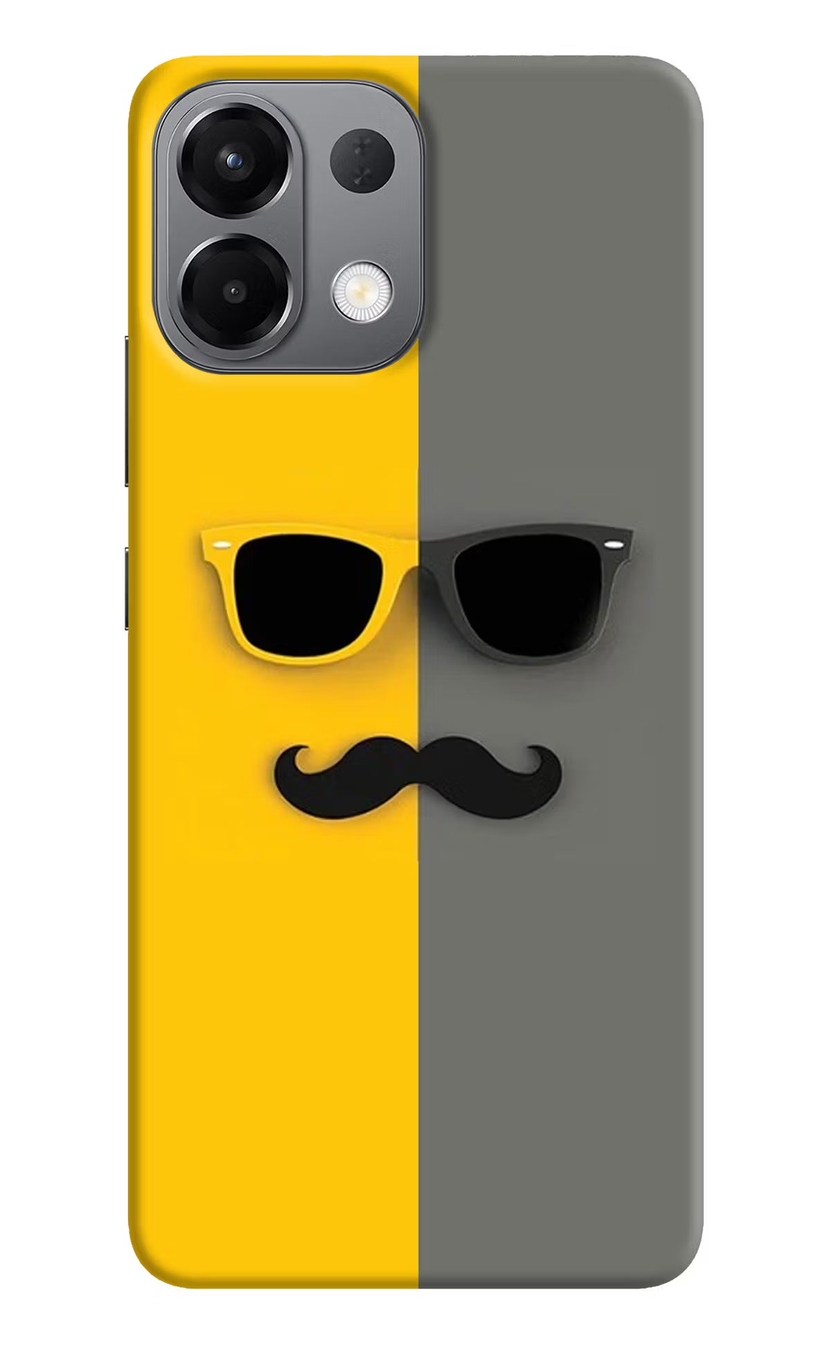 Sunglasses with Mustache Oppo K13 5G Hard Case Back Cover by Casekaro