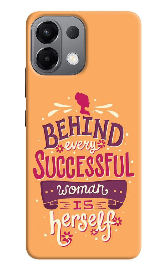 Behind Every Successful Woman There Is Herself Oppo K13 5G Hard Case Back Cover by Casekaro