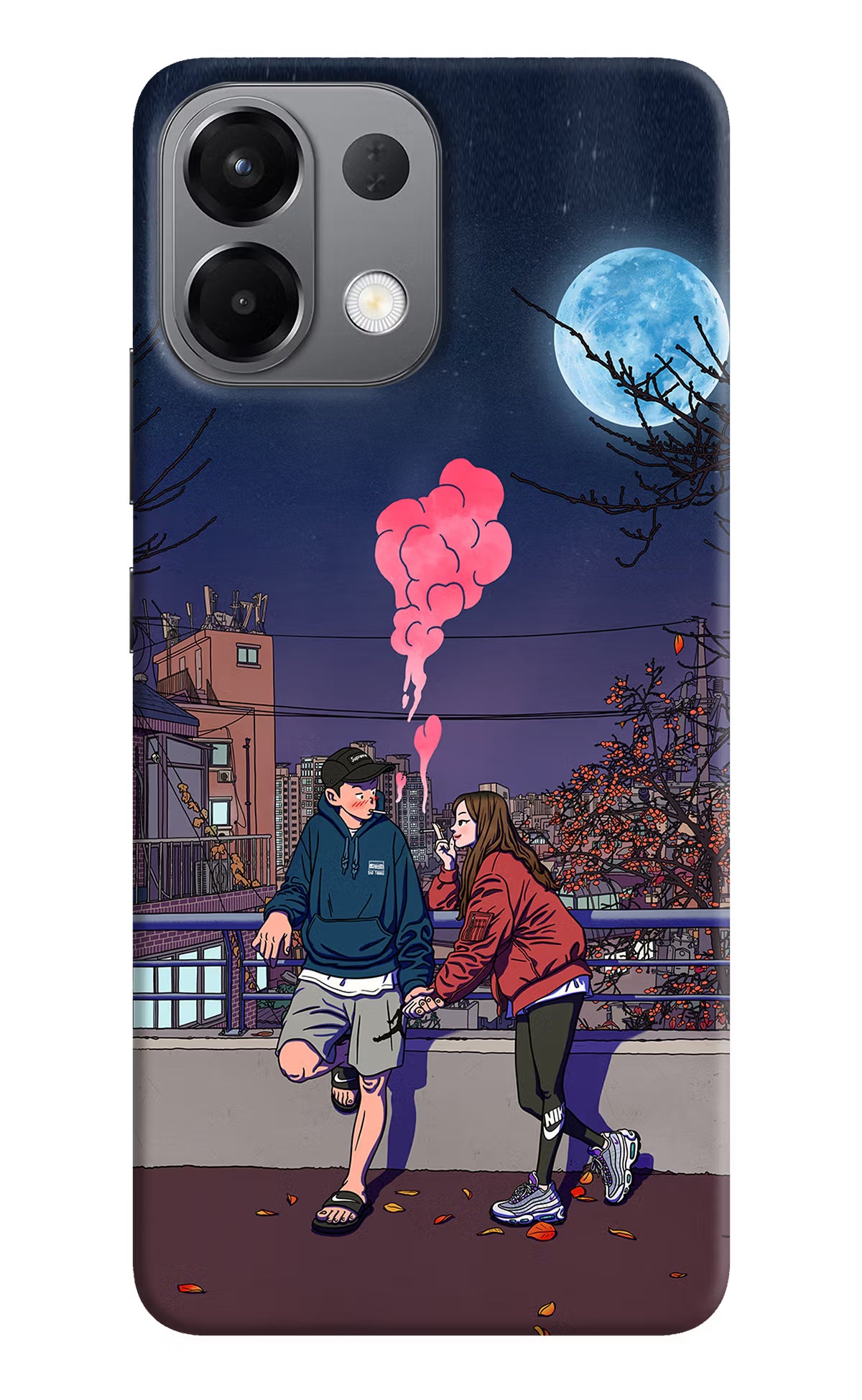 Chilling Couple Oppo K13 5G Hard Case Back Cover by Casekaro