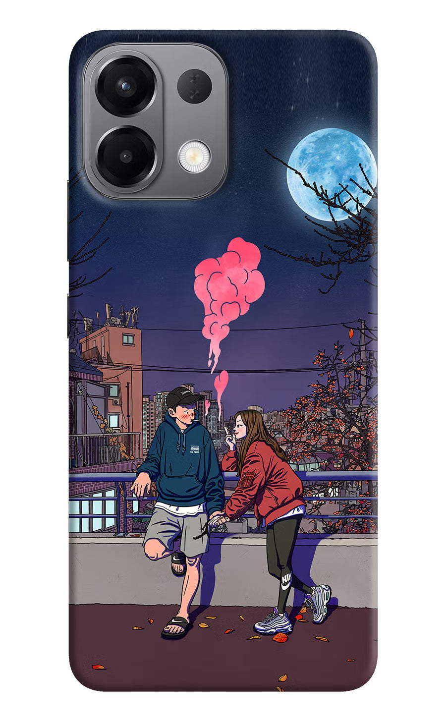 Chilling Couple Oppo K13 5G Back Cover, Hard case