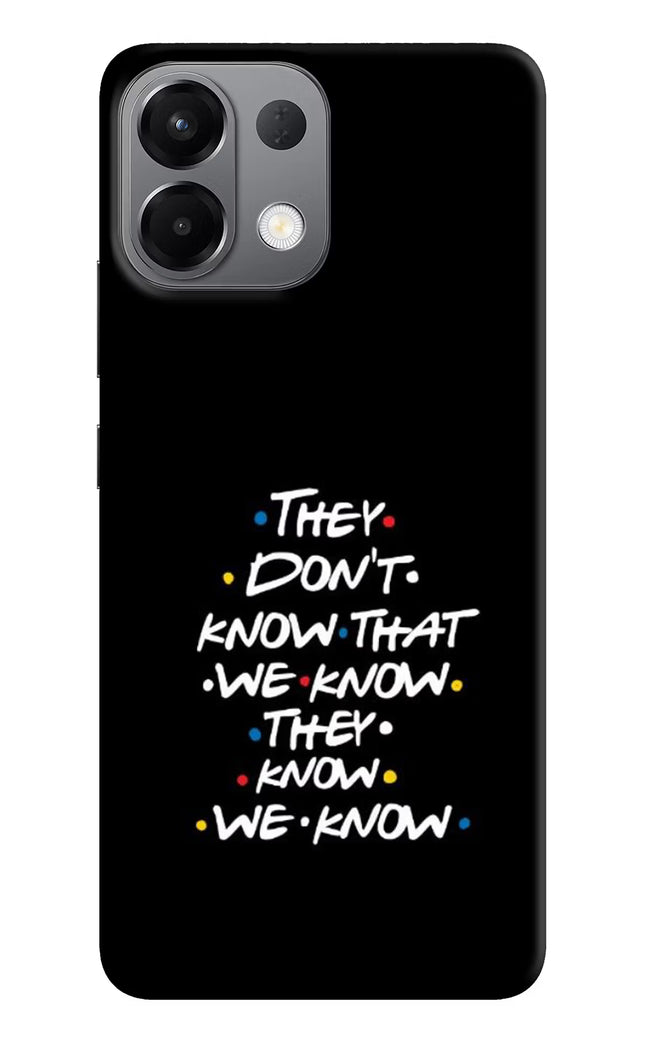 FRIENDS Dialogue Oppo K13 5G Hard Case Back Cover by Casekaro