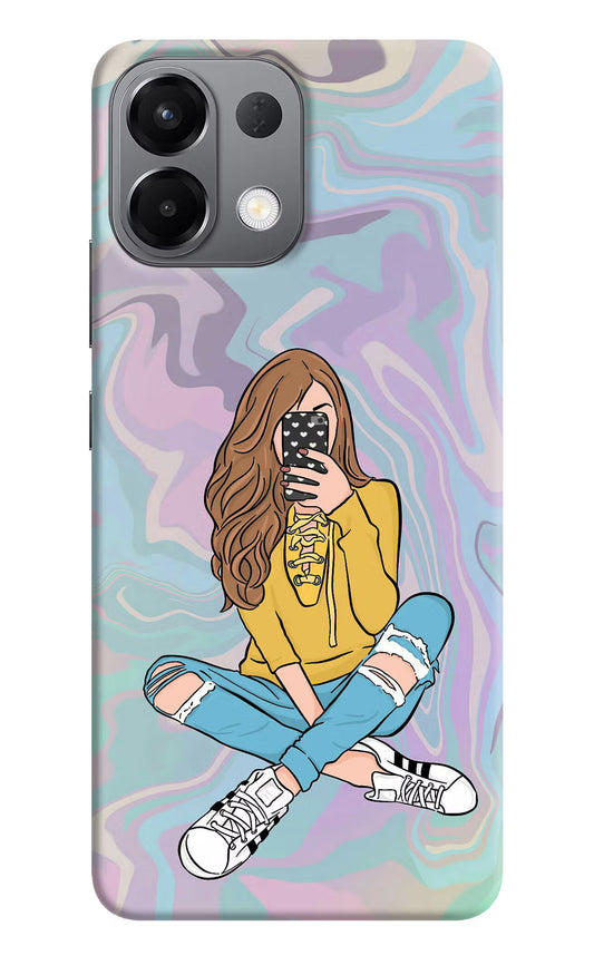 Selfie Girl Oppo K13 5G Hard Case Back Cover by Casekaro