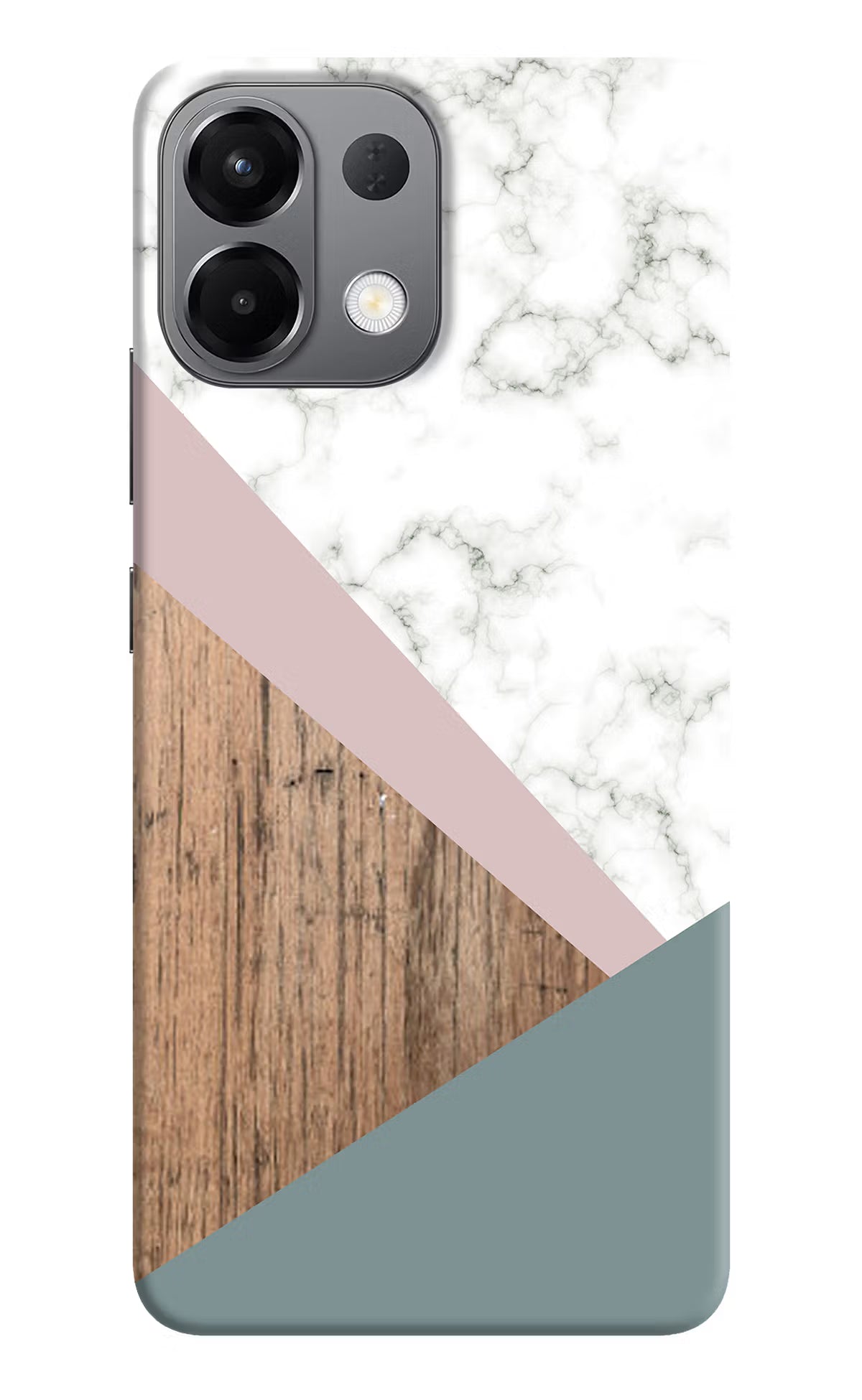 Marble wood Abstract Oppo K13 5G Hard Case Back Cover by Casekaro