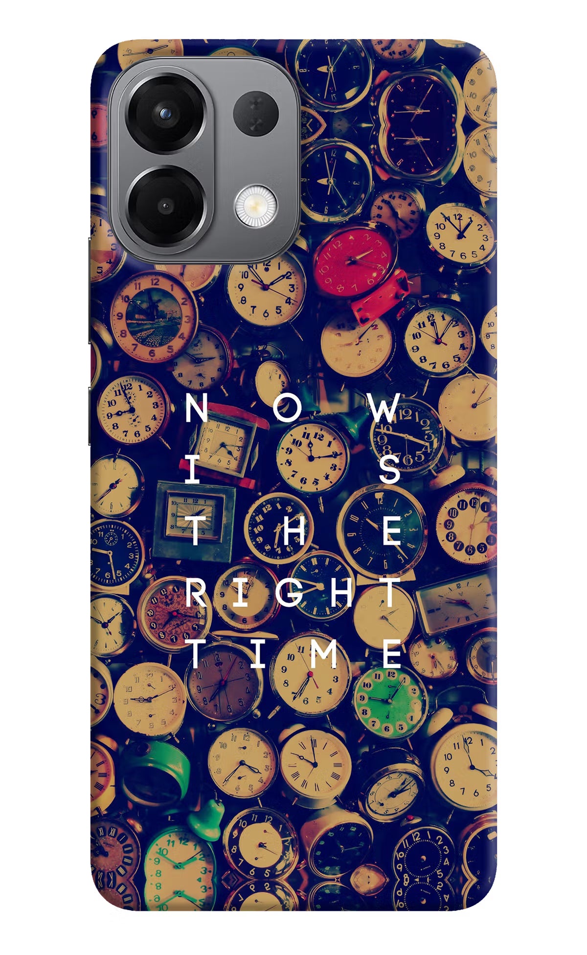 Now is the Right Time Quote Oppo K13 5G Hard Case Back Cover by Casekaro