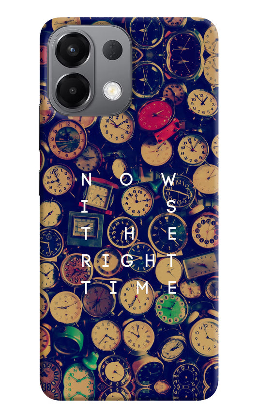 Now is the Right Time Quote Oppo K13 5G Hard Case Back Cover by Casekaro