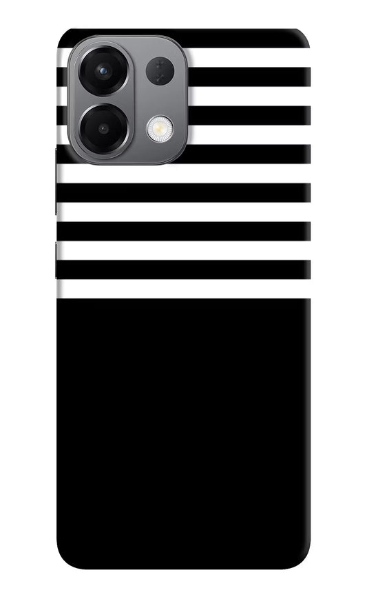 Black and White Print Oppo K13 5G Hard Case Back Cover by Casekaro
