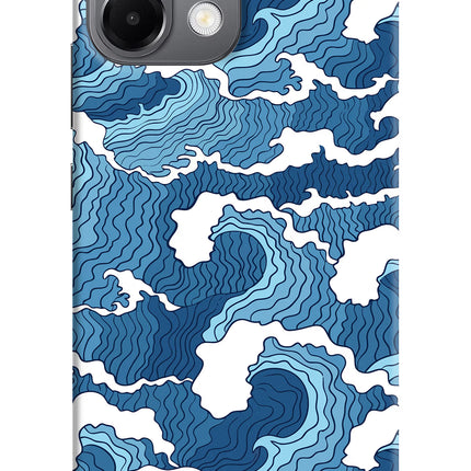 Blue Waves Oppo K13 5G Hard Case Back Cover by Casekaro