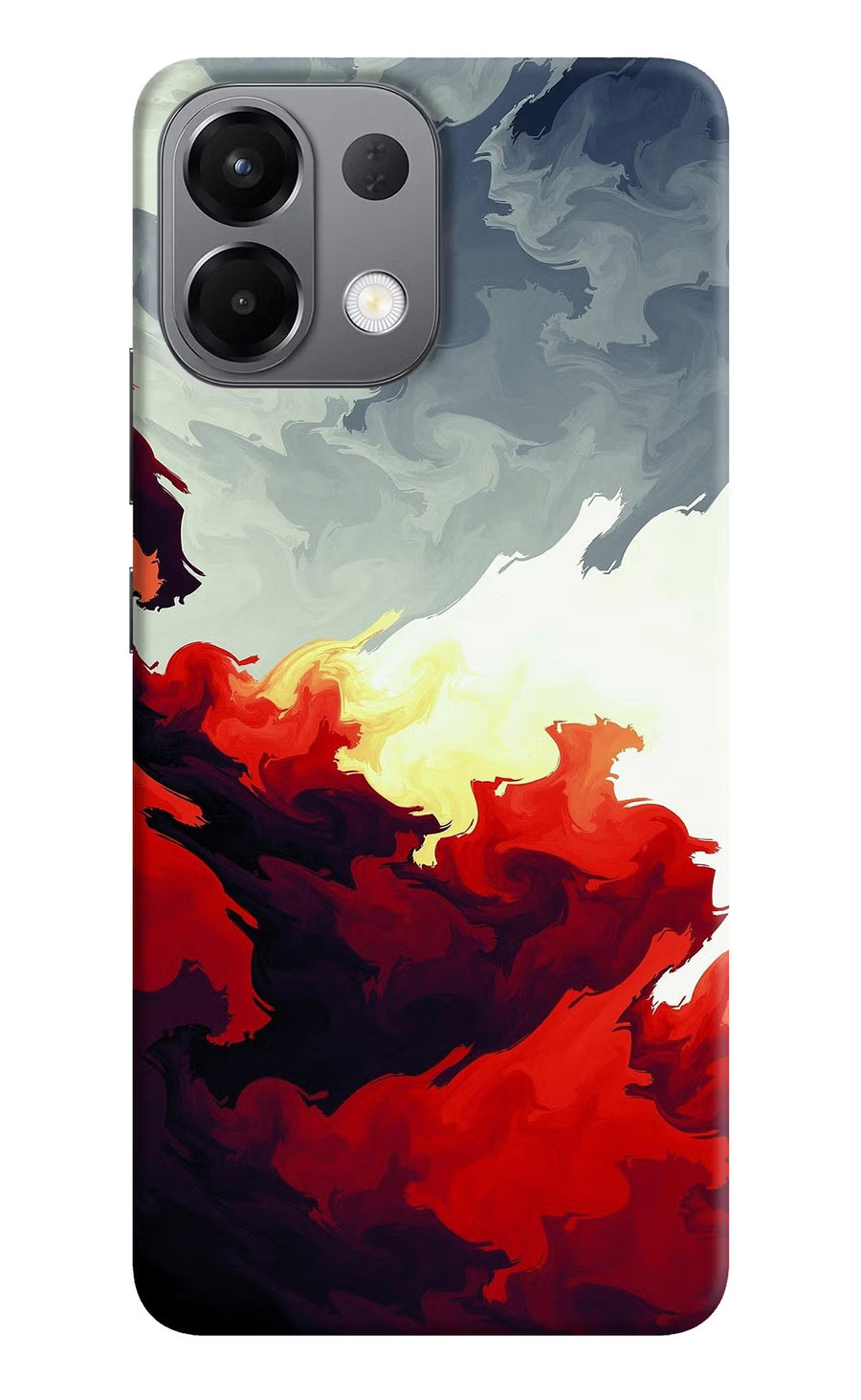 Fire Cloud Oppo K13 5G Back Cover, Hard case