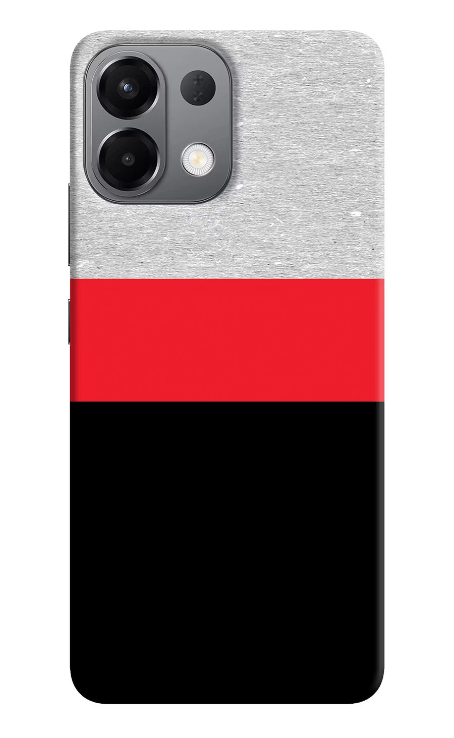 Tri Color Pattern Oppo K13 5G Back Cover, Hard case