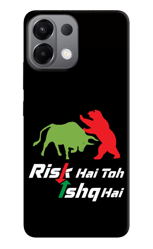 Risk Hai Toh Ishq Hai Oppo K13 5G Hard Case Back Cover by Casekaro