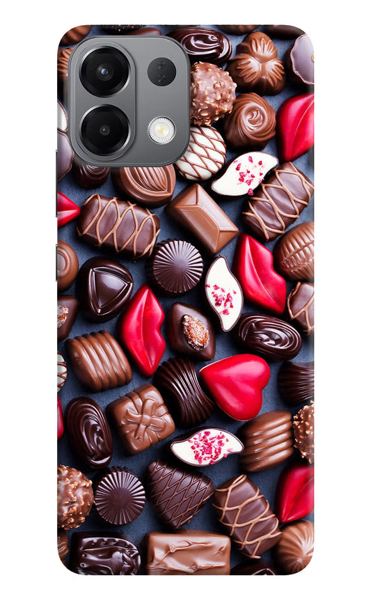 Chocolates Oppo K13 5G Hard Case Back Cover by Casekaro