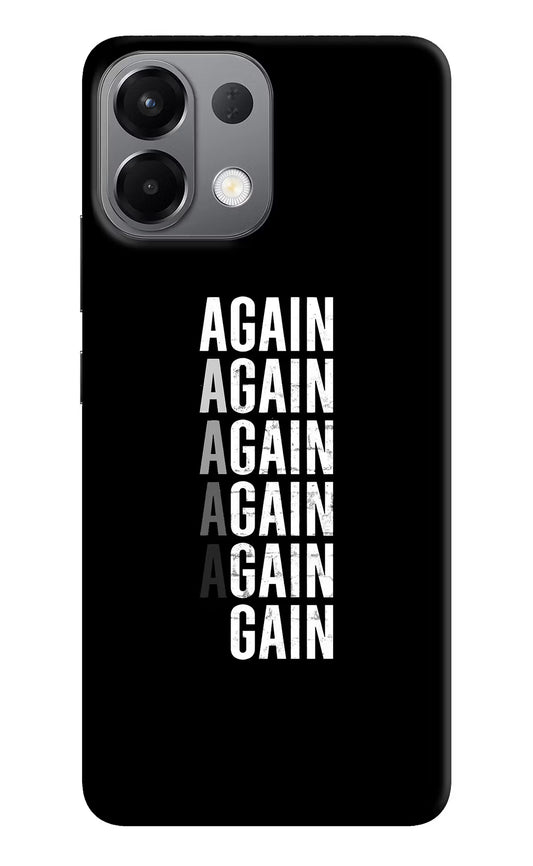 Again Again Gain Oppo K13 5G Hard Case Back Cover by Casekaro