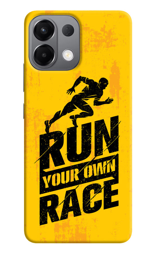 Run Your Own Race Oppo K13 5G Hard Case Back Cover by Casekaro