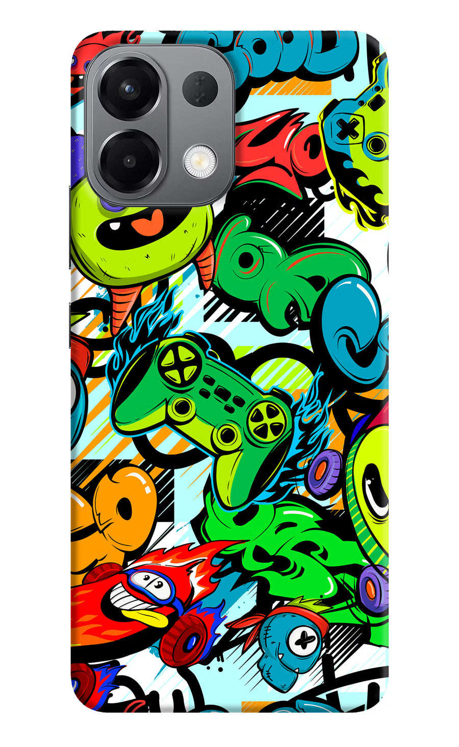 Game Doodle Oppo K13 5G Back Cover, Hard case