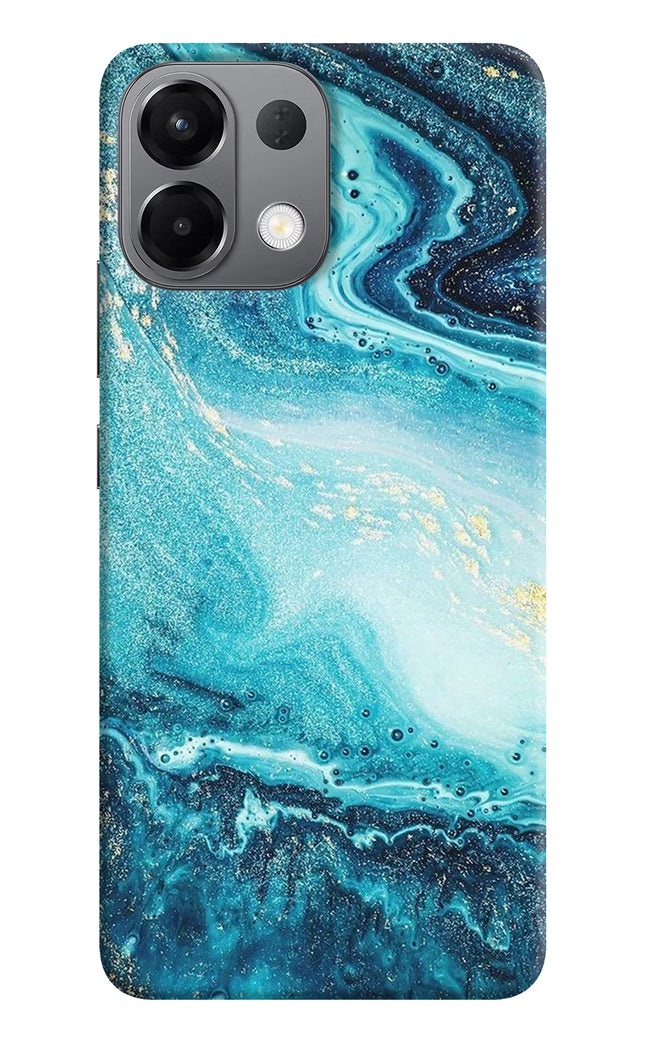 Blue Glitter Marble Oppo K13 5G Hard Case Back Cover by Casekaro
