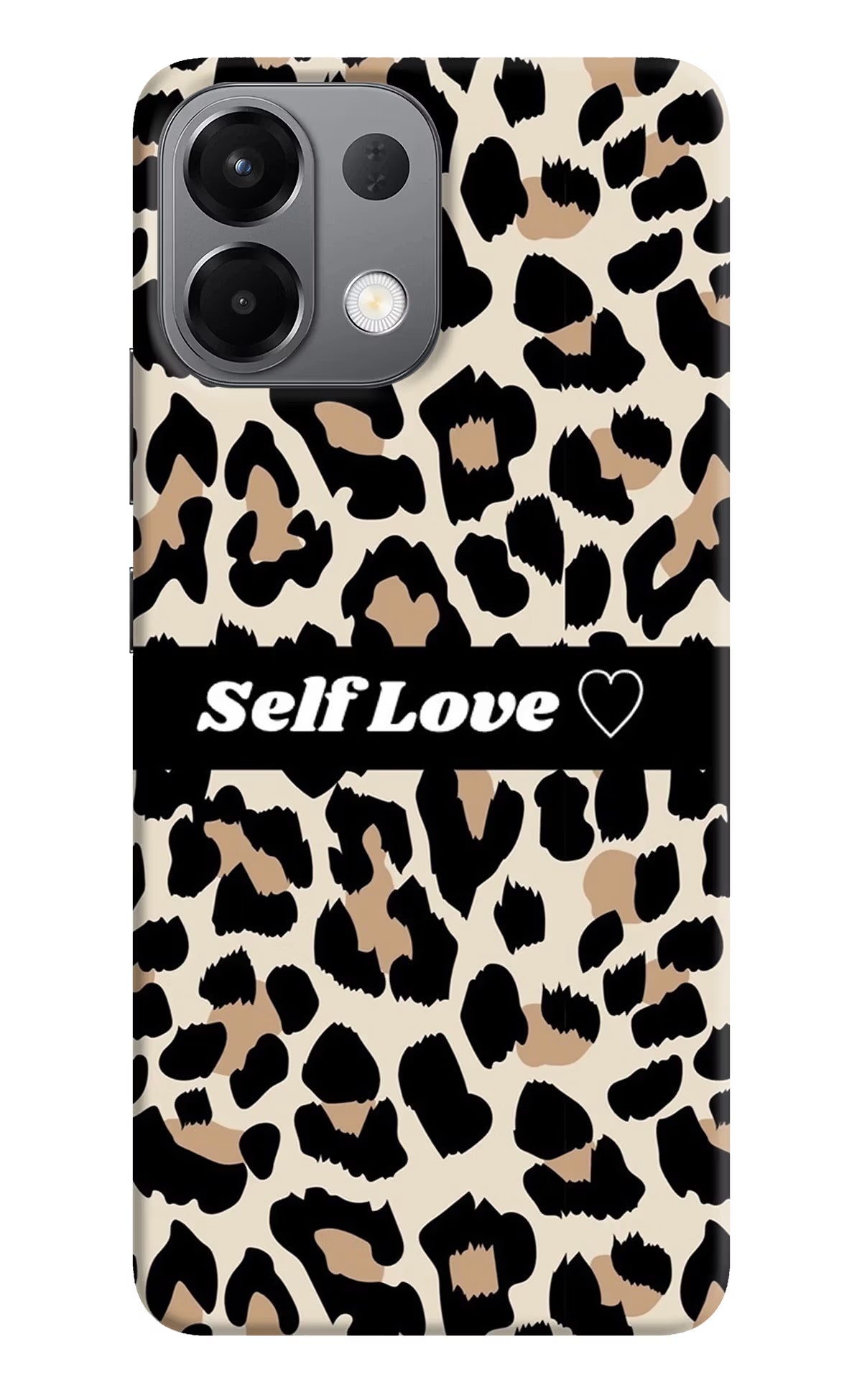 Leopard Print Self Love Oppo K13 5G Hard Case Back Cover by Casekaro